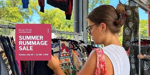 Summer Rummage Sale!