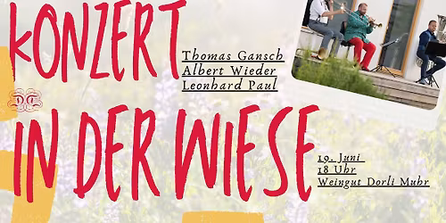 Konzert in der Wiese: Thomas Gansch \u2013 Albert Wieder \u2013 Leonhard Paul