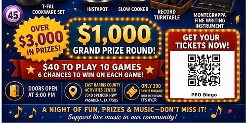 MUSICAL MADNESS BINGO FUNDRAISER!