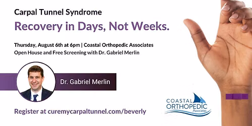 Free Carpal Tunnel Screening & Educational Open House