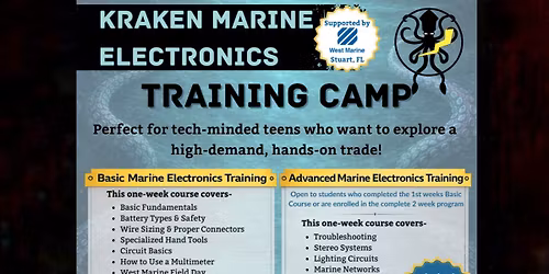 Kraken Marine Electronics Training Camp