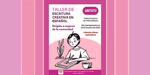 Women\u2019s Creative Writing Workshop Series | TALLERES DE ESCRITURA CREATIVA