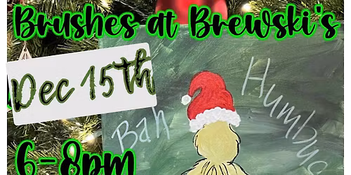 Brews & Brushes at Brewski's with Dara