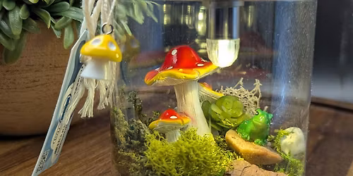 Magical Mushroom and Moss Jars