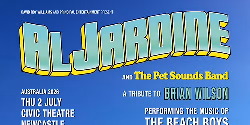 AL JARDINE | PERFORMING THE HITS OF THE BEACH BOYS | 2 JULY 2026 | CIVIC THEATRE, NEWCASTLE