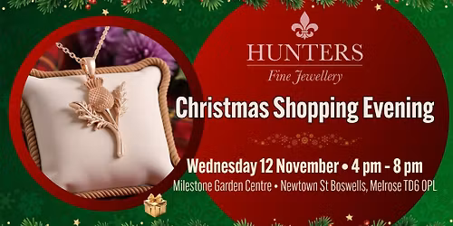 Hunters Fine Jewellery at the Milestone Christmas Craft Fair