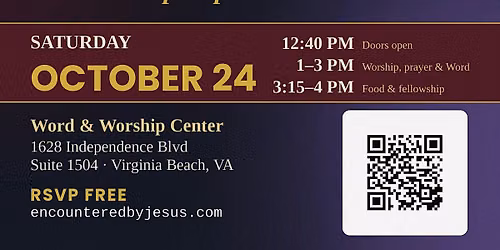 The Encounter - A worship experience with Jesus