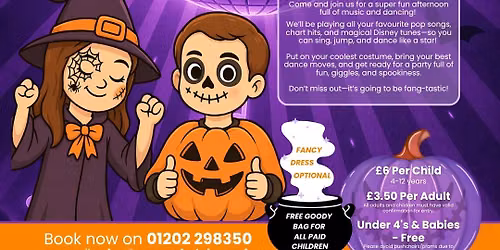 Spooktacular Kids Halloween Disco