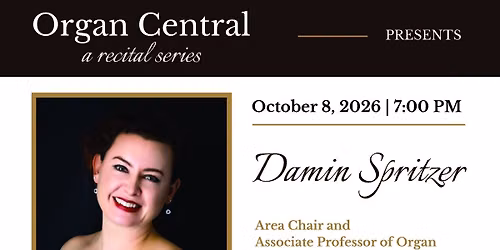 Organ Recital featuring Damin Spritzer