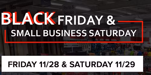 Black Friday and Small Business Saturday Sale