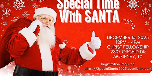 Special Time with Santa - December 13th, 2025