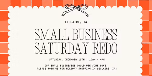 Small Business Saturday REDO!