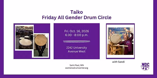 Friday Drum Circle: Taiko drumming