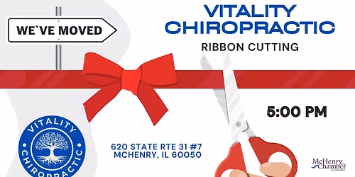 Ribbon Cutting - Vitality Chiropractic