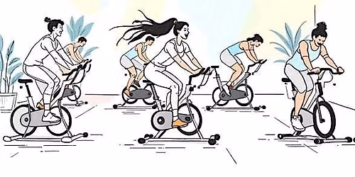 Group fitness and spin vibes in Wimbledon ... shall we sweat and smile?