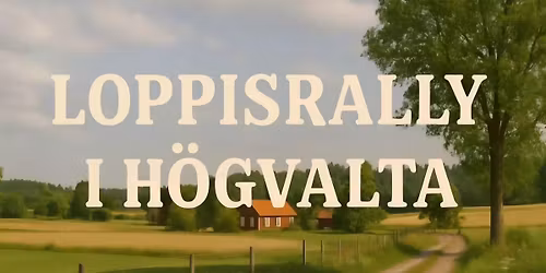 Loppisrally i H\u00f6gvalta