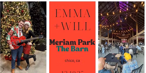 Holidays at Meriam Park Barn ft Live Music by Emma & Will