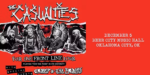 The Casualties: Performing their debut record, For the Punx, in its entirety!