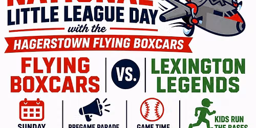 Little League Day with the Flying Boxcars — Hagerstown Flying Boxcars