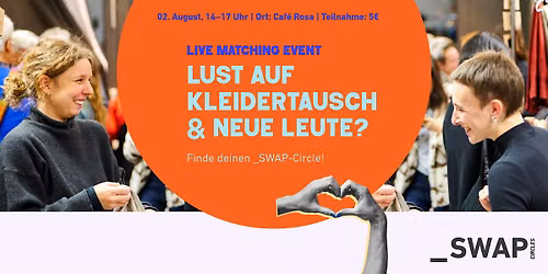 Live-Matching Event f\u00fcr deine eigene Kleidertausch-Gruppe!