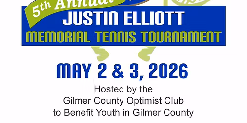 5th annual Justin Elliott Memorial Tennis Tournament