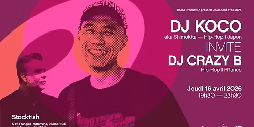 DJ KOCO invite Crazy B