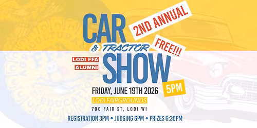 2nd Annual Lodi FFA Alumni Car Show
