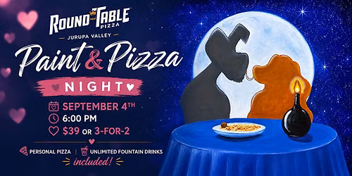 Paint & Pizza w\/LiaNardo at Round Table Pizza