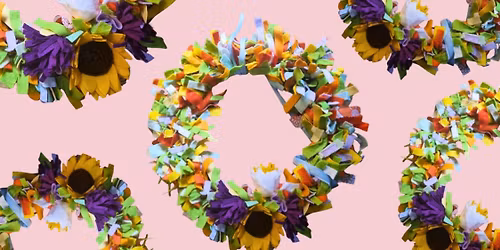 Make A Felt Wreath for Spring Equinox