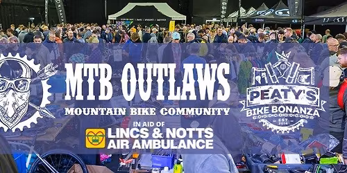 MTB Outlaws do Peaty's Bike Bonanza - Fundraising for LNAA