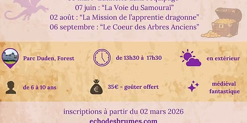 initiation au GN pour enfants - La voie du Samoura\u00ef