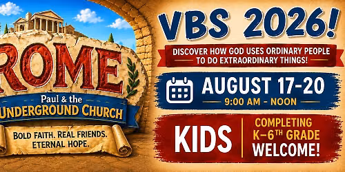Wellspring VBS 2026 - Paul and the Underground Church