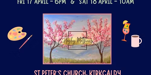 PAINT & SIP - CHERRY BLOSSOM \ud83c\udf38