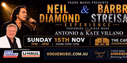 The Neil Diamond & Barbra Streisand Experience 