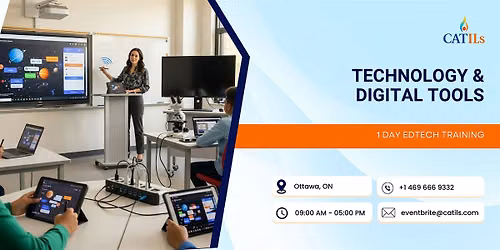 Technology & Digital Tools: 1 Day EdTech Training in Ottawa