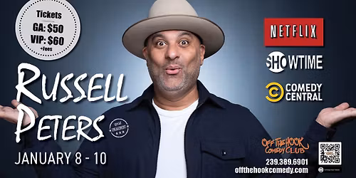 Comedian Russell Peters Live in Naples, Florida!