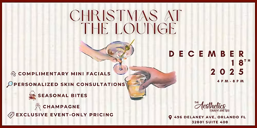 Christmas at the Lounge with The Aesthetics Lounge and Neova Skincare