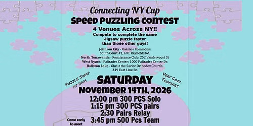 Connect NY Cup Nov 14th, 2026