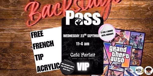 Backstage pass