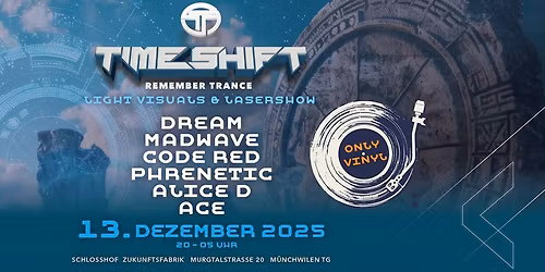 TimeShift - Remember Trance only Vinyl