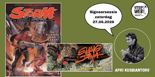 Signeersessie Apri Kusbiantoro