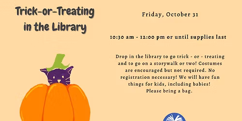 Trick-Or-Treating in the Library