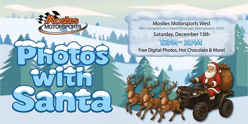 Photos With Santa at Mosites Motorsports West