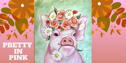 Pretty in Pink Painting @ BUZZ SOCIAL