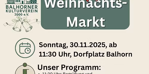 19. Balhorner Weihnachtsmarkt