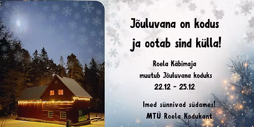 J\u00f5uluvanale k\u00fclla! Imed s\u00fcnnivad s\u00fcdames.