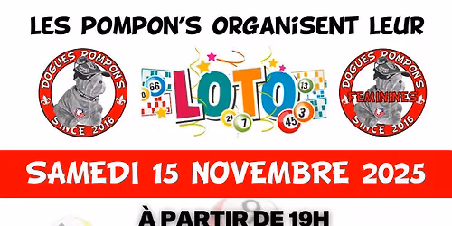 Grand Loto annuel des Pompon's 