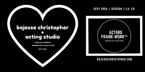 Actors Framework \u00b7 Craft+Career TV\/Film \u00b7 On Camera \u00b7 Group Workshop\/SEPT
