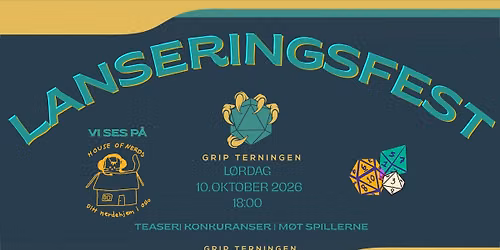 Lanseringsfest med Grip Terningen!