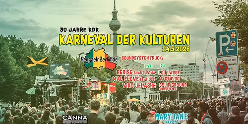 Karneval der Kulturen 2026 - Reggaeinberlin Truck